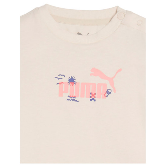 Puma Βρεφικό σετ Minicats Sandy Adventures Tee and Shorts Set